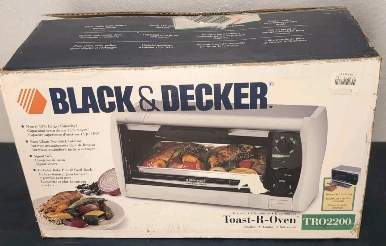Black & Decker TRO2200 Toast-R-Oven Broiler Toaster Oven
Opens in a new window or tab