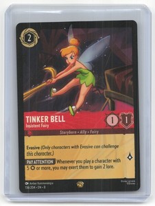 2025 Disney Lorcana Tinker Bell Reign of Jafar #136/204