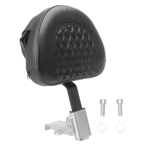 Adjustable Plug-in Driver Rider Backrest w/Black Bar For Victory Cross Country - Picture 11 of 20