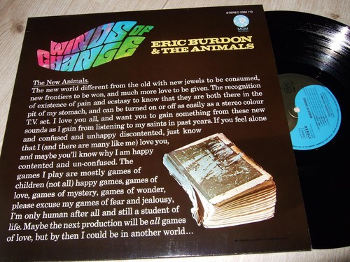 ERIC BURDON&THE ANIMALS : WINDS OF CHANGE LP 1983 MGM 2368113 GERMANY +OIS