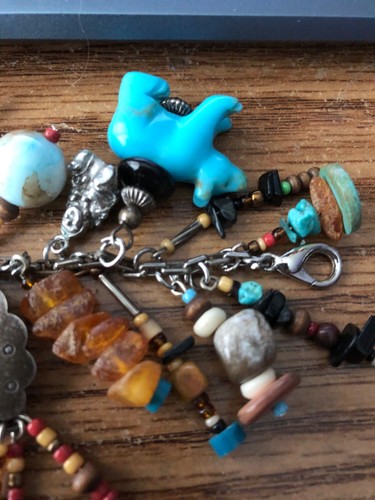 Native American Type Charm Bracelet, Preowned