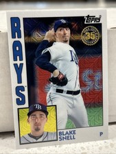2019 Topps Blake Snell 35th Anniversary Refractor Baseball Card 