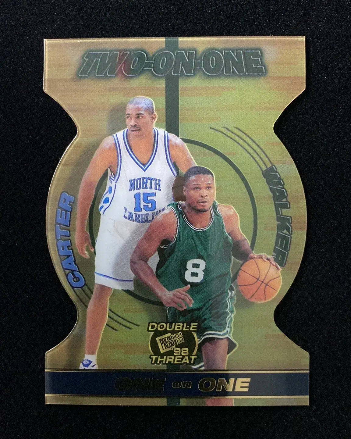Antoine Walker Vince Carter 1998 Press Pass Double Threat Two-On-One KM014