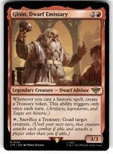 Gloin, Dwarf Emissary 132 MTG Magic TCG Card R NM
