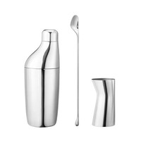 Georg Jensen - Cocktail Shaker Sky - Geschenk Set FüR Barkeeper Aus Edelstahl