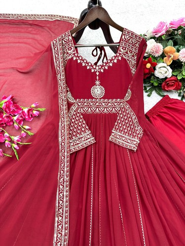 Ready To Wear Salwar Kameez Pakistani Dress Indian Suits Wedding Party Bollywood - Picture 3 of 5