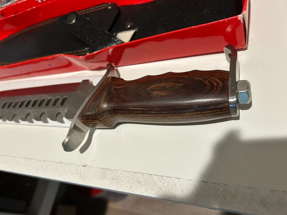 Frost Cutlery “The Enforcer” Surgical Steel Fixed Blade Knife 17-172BRPW Sheath - Image 2 of 4