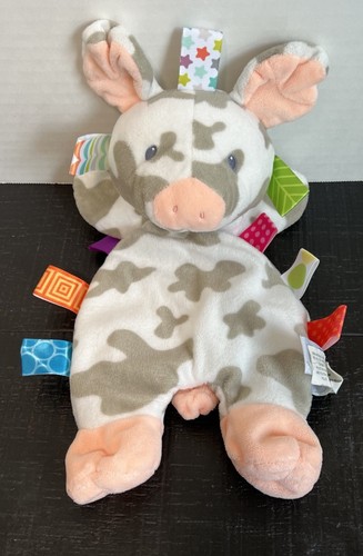 Taggies Signature Pig Plush Spots Bean Bag Lovey Security Blanket Toy Mary Meyer - Picture 1 of 5