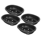 4 Pcs Garden Flower Pot Plastic Pots for Plants Horticultural Flowerpot Nursery
