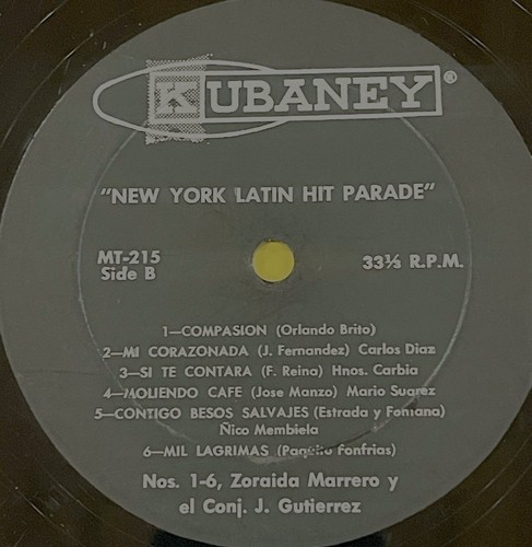 New York Latin Hit Parade - Hermanos Carbia Rare - Guaracha - Picture 2 of 4