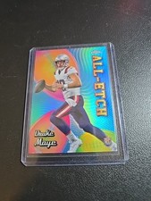 2024 Topps Chrome Drake Maye All-Etch RC Refractor Rookie Patriots 9-23