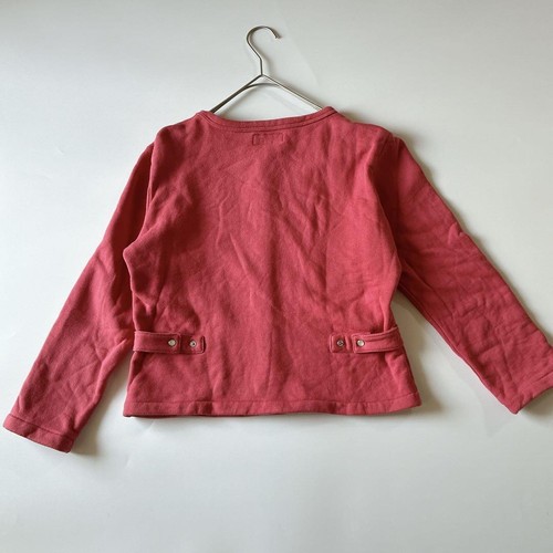 agnes b. Cárdigan con botones a presión forro cepillado para mujer talla T2 rosa - Imagen 6 de 11