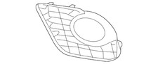 New Genuine BMW Open Grid Right (2011-2013) OE 51118047344