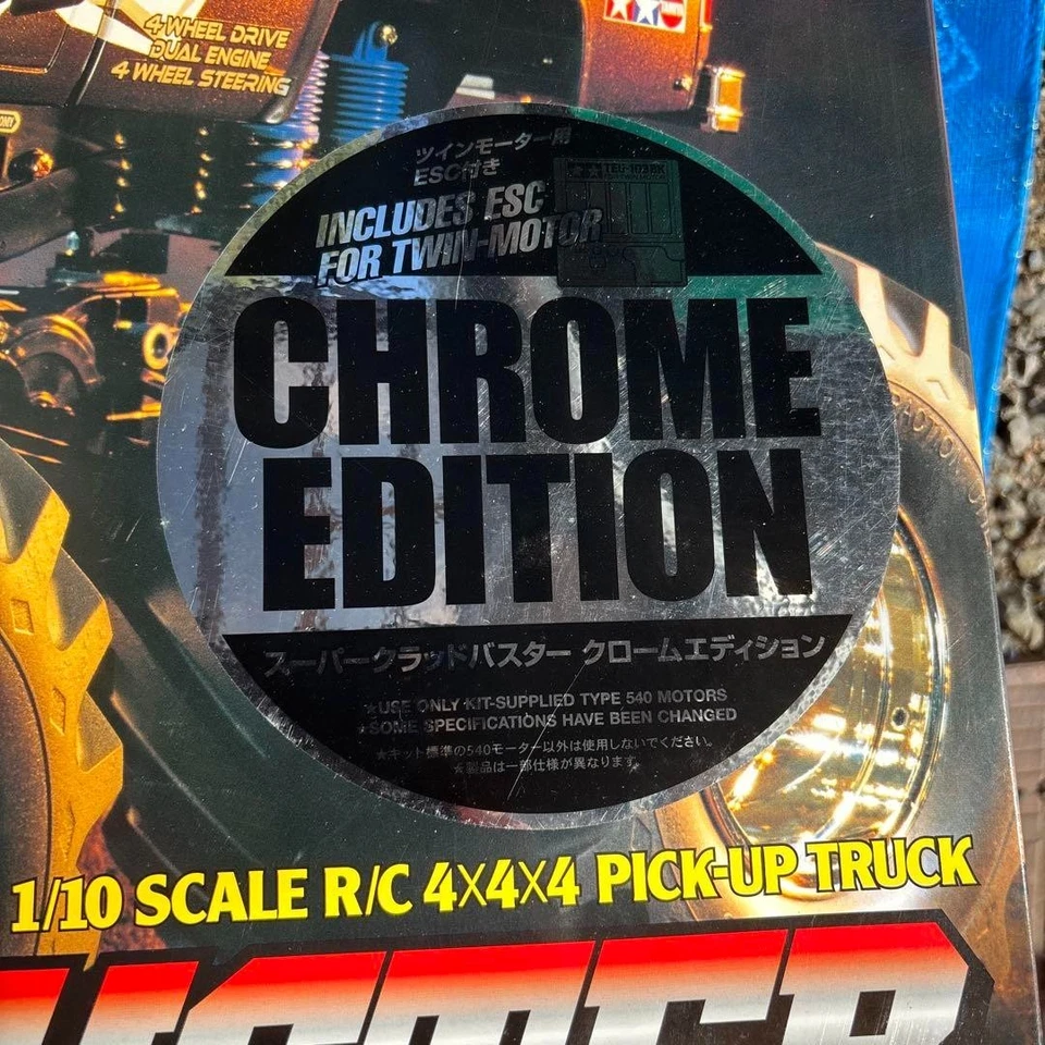 Tamiya Super Clod Buster Edición Cromo RC Camión 1/10 Eléctrico Todoterreno RC Kit Foto 2 de 4