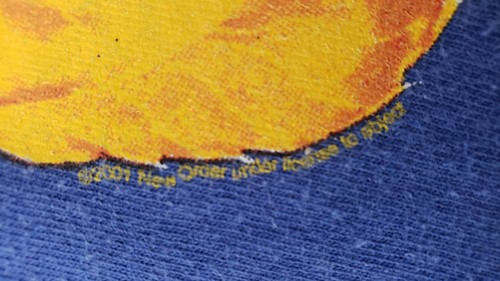 Vtg 2001 New Order True Faith Shirt Size Large Yellow Leaf - Picture 4 of 8