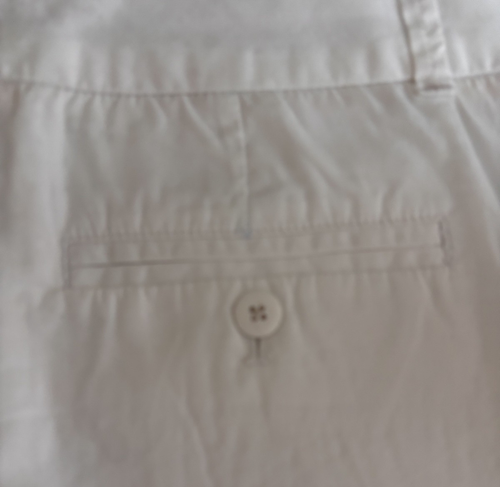 J. CREW Women's White Chino Broken-in Cotton Shorts 4.5" Size 6 - Picture 3 of 7