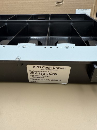 APG CASH DRAWER VPK-15B-2A-BX VASARIO TILL KIT - Picture 3 of 3