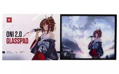 Yuki Aim Katana Fumo Collection Oni 2.0 Collection großes Glas Mousepad gebra...
