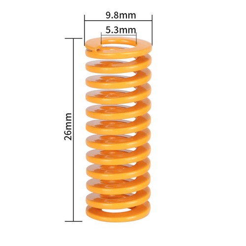 2pcs Heated Bed Springs Die Springs Light Load Compression Spring for 3D - 第 6/11 張圖片