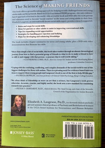 Die Wissenschaft, Freunde zu finden Elizabeth A. Laugeson Softbacf2013 DVD enthalten Sehr guter Zustand - Bild 2 von 2