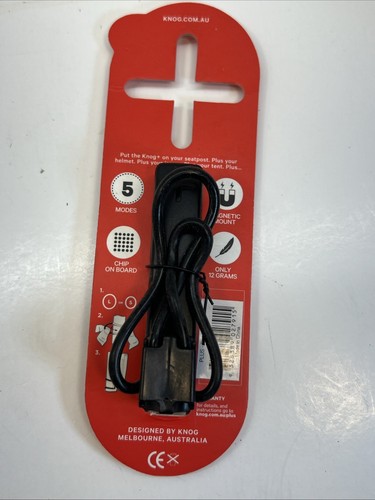 Knog Plus Rear Black/Red USB Rechargeable LED -New - Picture 2 of 6