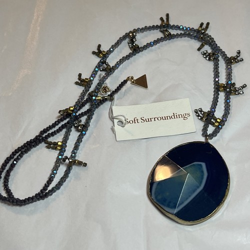 Serefina Anthropologie weiche umlaufende Halskette Boho Perlen Statement 32 Zoll - Bild 22 von 22