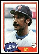 1981 Topps #500 Jim Rice Boston Red Sox NM+
