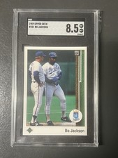 Bo Jackson - 1989 Upper Deck, Royals SGC 8.5