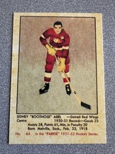 2002-03 Parkhurst Sid Abel Parkie Reprints Card #160 Detroit Red Wings HOF