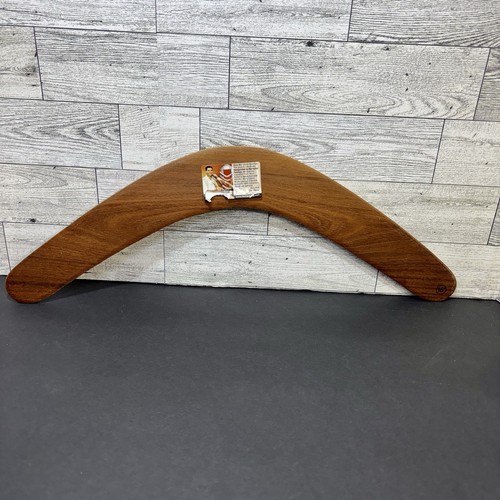 Aboriginal Hand Crafted and Hand Painted Australian Made Throwing Boomerang 16in - Picture 5 of 9