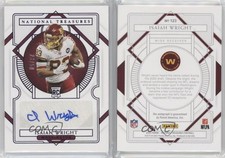 2020 National Treasures Signatures Purple /50 Isaiah Wright #123 Rookie Auto RC