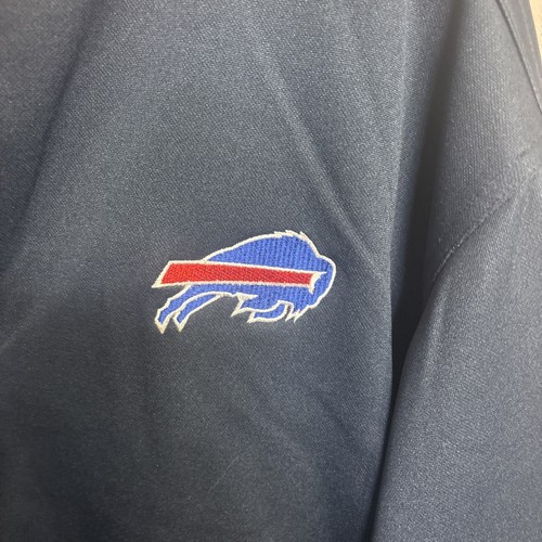 Buffalo Bills Mafia Quarter zip NFL Equipment Medium Vtg Heavy Pockets Stitched - Picture 2 of 7