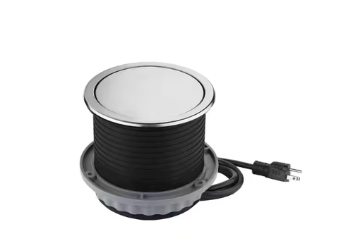 Enchufe emergente Link2Home Space Saver, 3 tomas de corriente 15 amperios, 2 puertos USB 2,4 amperios - Imagen 4 de 11