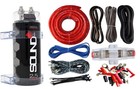 4 Gauge Amp Kit Amplifier Install Wiring 2.5 Farad Digital Capacitor 2300W Peak