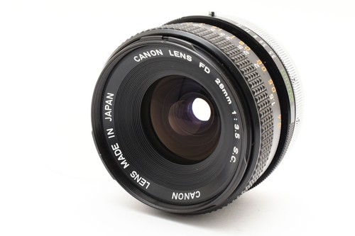[Fast neuwertig mit Karton] Canon FD 28mm f3.5 s.c. Weitwinkel MF Objektiv aus Tokio Japan - Bild 1 von 24