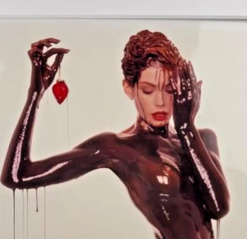 HOWARD SCHATZ "CUERPO DESNUDO CHOCOLATE #1273" ORIGINAL FIRMADO LG FOTOGRAFÍA EN COLOR - Imagen 12 de 19