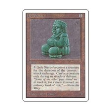WOTC MtG Unlimited Jade Statue (U) VG