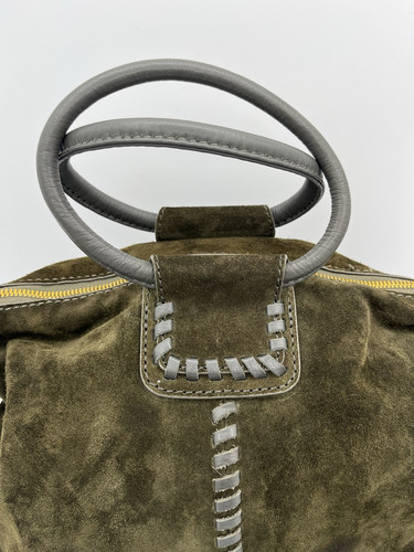 Hobo Bag Green Suede - Picture 5 of 5