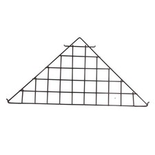 SSWBasics Triangle Black Wire Grid Shelf -- Set of 2