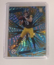 2025 Panini Revolution Will Howard Teal Levels /499 Rookie #248 Steelers