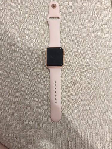 Apple Watch Series 3 - 38 MM Rose Gold with Pink Sand Sport Band - Picture 1 of 3