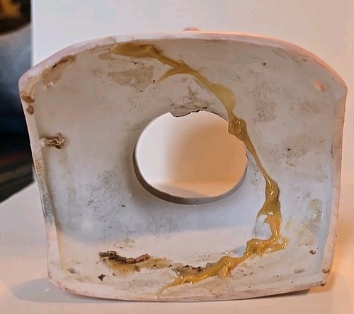 Cabeza de muñeca con placa de hombro de bisque alemán, ojos de vidrio 5 dientes, Kestner 154 5,25" - Imagen 10 de 10