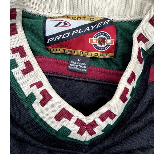 Maglia da hockey Pro Player Phoenix Coyotes NHL Kachina taglia 52 nera cucita vuota - Foto 4 di 7