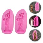 2Pcs Goddess Shape Cheese Sticks Molds Silicone Pudding Making Molds baking mold