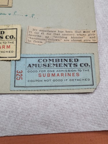 1915 Panama Pacific International Exposition Paper Ephemera Tickets Yellowstone - Bild 8 von 17