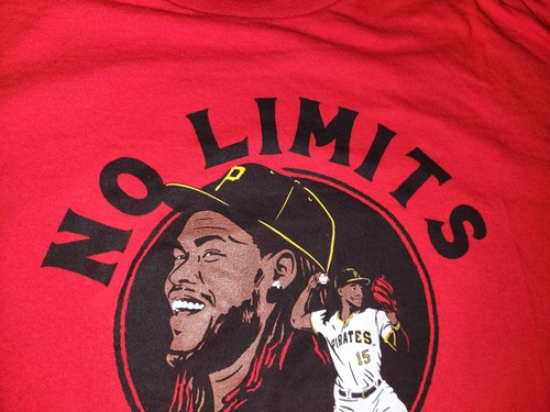 ONEIL CRUZ PITTSBURGH PIRATES RED T-SHIRT Adult X-LARGE SGA - Picture 13 of 21
