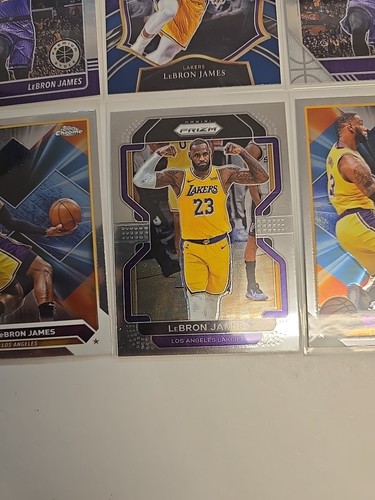 Lebron James 2019-24 Panini Topps Lot 6 Cards NBA Hoops Select Prizm Lakers - Picture 6 of 8