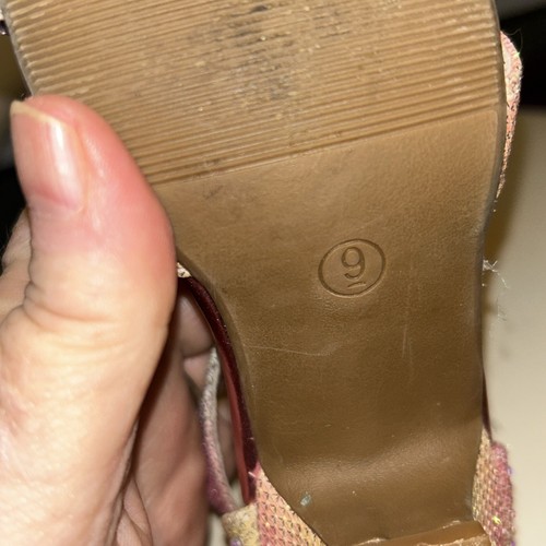 Walofau Girls Glittering Low Heel , Ankle Strap Flower Girl Shoes - Picture 12 of 12