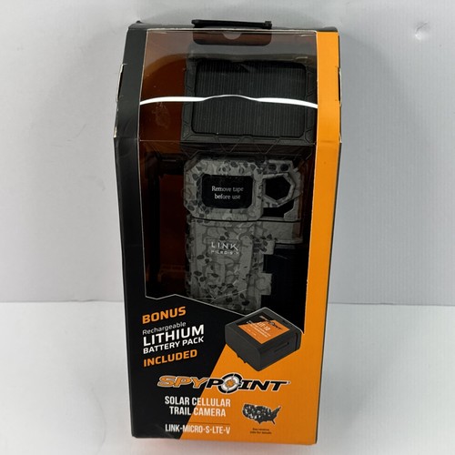 SPYPOINT LINK-MICRO-LTE-V Solar Cellular Trail Kamera Lithium Akku - Neu