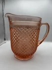 Miss America Pink Depression Glass Pitcher 64oz Anchor Hocking Vintage